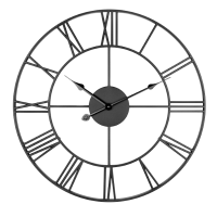 Часы настенные D 450 мм, без стекла, цвет-черный - almadom96.ru - Екатеринбург