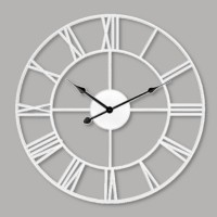 Часы настенные D 450 мм, без стекла, цвет-белый - almadom96.ru - Екатеринбург