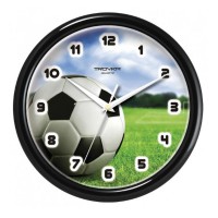 Часы настенные, модель 02, D 245мм, стекло пластик, пластиковый обод, цвет-черный - almadom96.ru - Екатеринбург